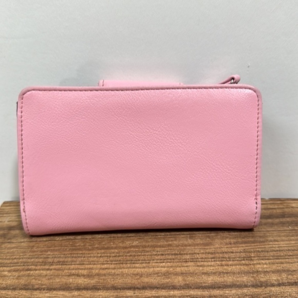 PinkTahari bifold wallet with zipper coin pouch nine credit card holders - Picture 3 of 8
